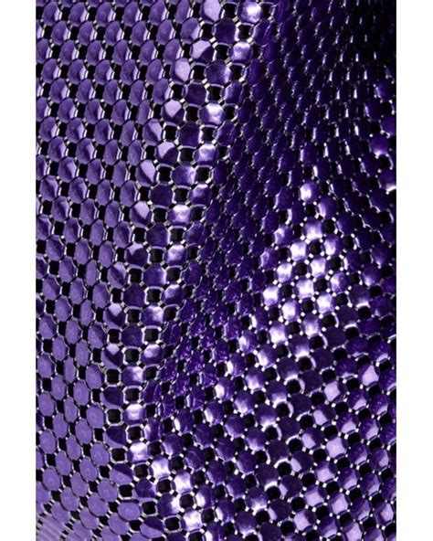 Rabanne Pixel Chainmail Tote In Purple Lyst