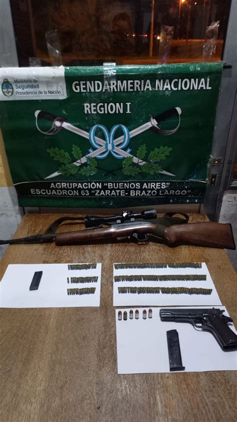 Transportaba Una Pistola Y Una Carabina Sin Documentaci N Legal