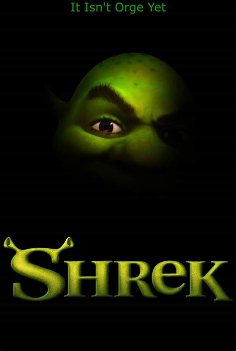 Shrek As A Horror Movie Poster By Vilgotek2 On Deviantart