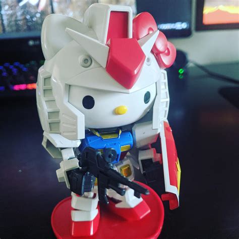 Snap Build Of The Gundam X Hello Kitty Model R Gunpla