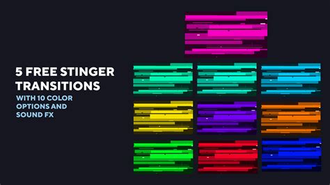 Free Stream Stinger Transitions Behance