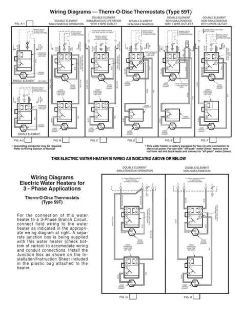 Wiring Diagram For Dual Element Hot Water Heater Wiring Flow Line