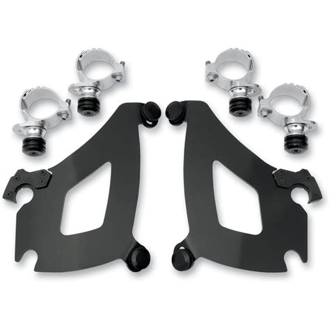 Memphis Shades Black Trigger Lock Mounting Kit For Bullet Fairings