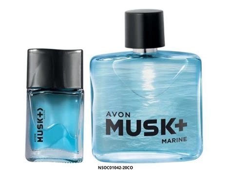 Ripley Set Avon Set Musk Marine Perfume Y Miniperfume