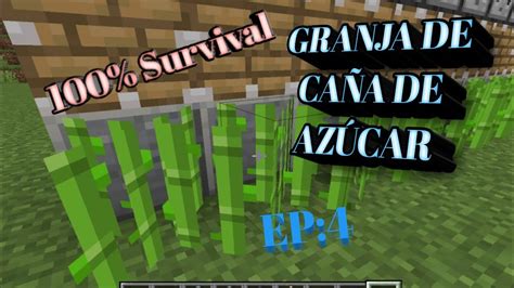 Como Hacer Una Granja De Ca A De Az Car Autom Tica En Minecraft