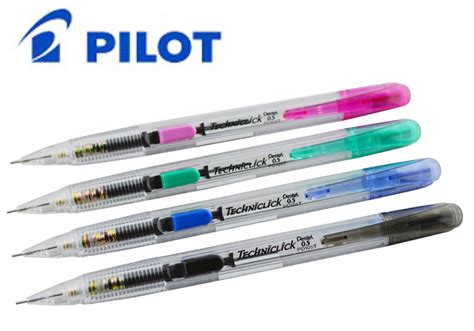 Pentel Mechanical Pencil Side Button Techniclick 0 5mm Japan Eraser