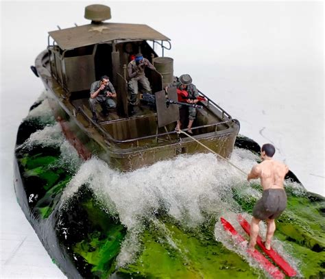 1 35 Built PBR Pibber Vietnam Diorama Epoxy Resin Scale Model Built And