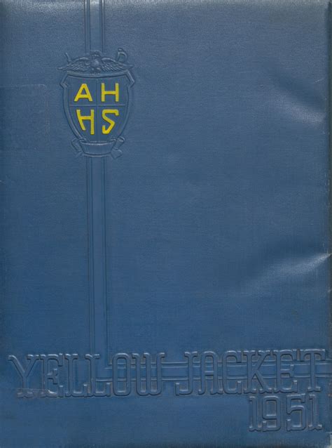 1951 yearbook from Arlington Heights High School from Ft. worth, Texas ...