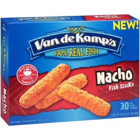 Van De Kamps Nacho Fish Sticks Xl Fish Sticks Walmart