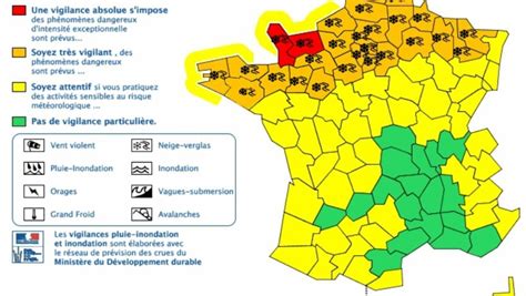 Alerte Météo France Orange vigilance neige et verglas dans 28