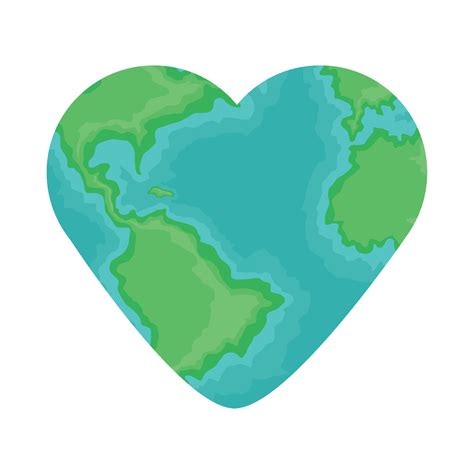 earth shaped heart 10425105 Vector Art at Vecteezy