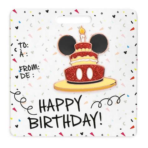 Mickey And Minnie Happy Birthday Shopdisney Pins Disney Pins Blog