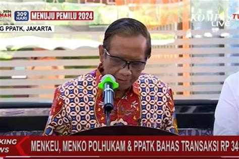 Lengkap Mahfud MD Ungkap 7 Poin Penting Hasil Rapat Lanjutan Terkait