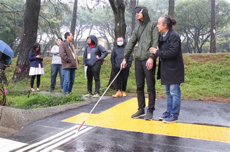 推行無障礙人行環境 中央大學土木系帶頭建構行人安全通行空間 指傳媒