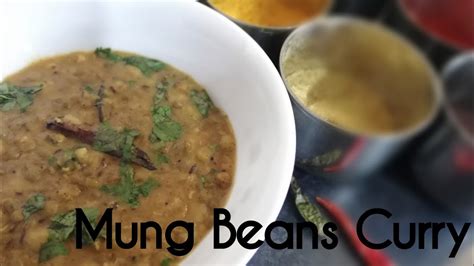 Easy Mung Beans Curry Vegan Green Mung Dal Recipe Healthy Wholesome