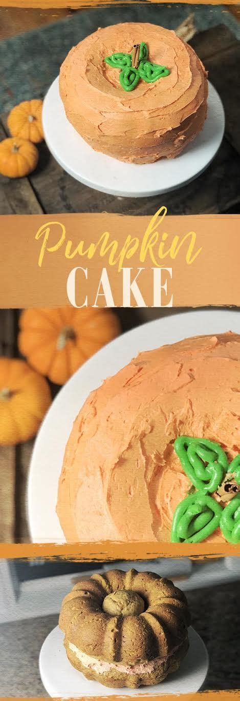 Pumpkin Shaped Cake Recipe | The Doughty Doughnut