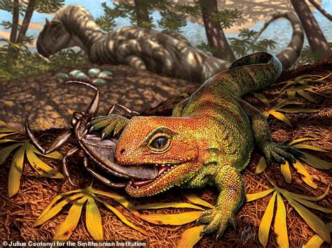 Extinct Lizard Like Reptile That Lived Among Dinosaurs 150 Million