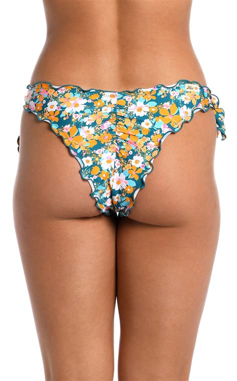 Snapklik Hobie Womens Standard Side Tie Merrow Hipster Bikini