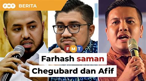 Bekas Pemimpin Pkr Saman Chegubard Afif Kerana Fitnah Youtube