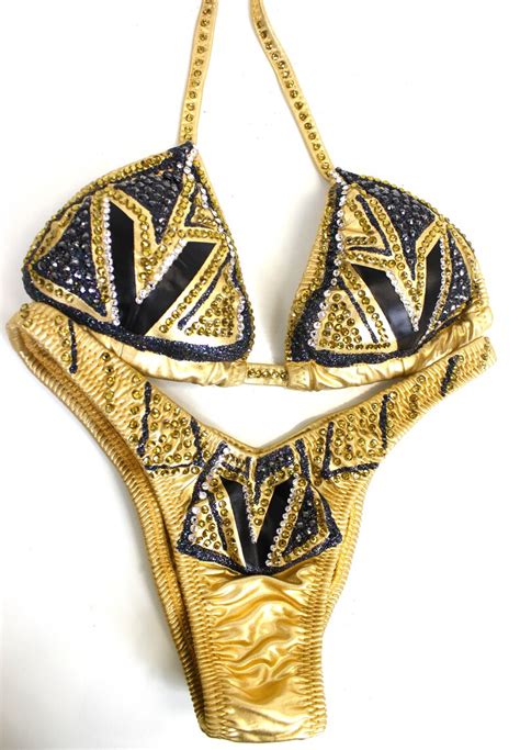 Npc Ifbb Competition Bikini Vegas Golden Knights Figure Etsy