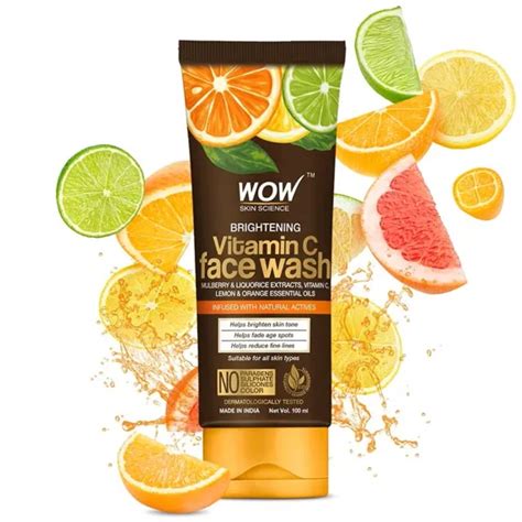 Buy Wow Skin Science Vitamin C Face Wash For Skin Brightening Ml