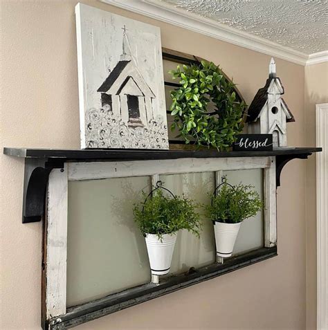 DIY Farmhouse Shelf in Black and White - Soul & Lane