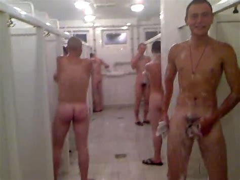 Naked Military Locker Room