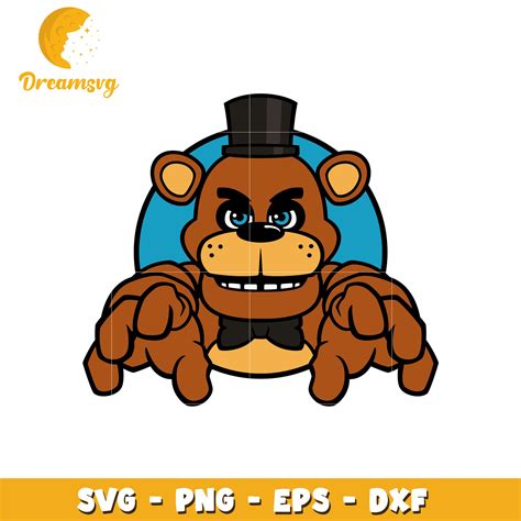 Freddy Fazbear Svg Png Eps Dxf Cut File Dreamsvg Store