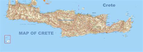 Where is Crete | Map of Crete island Greece