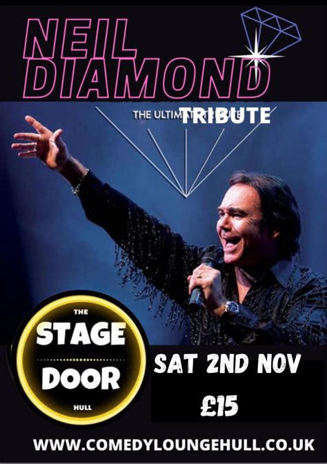 Neil Diamond Tribute Gary Ryan Comedy Lounge Hull