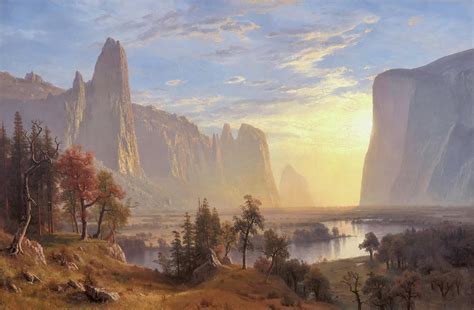 Valley of the Yosemite Painting by Albert Bierstadt - Fine Art America