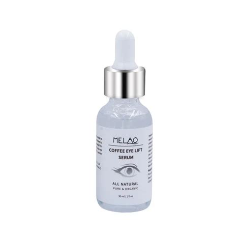 MELAO Organic Coffee Eye Lift Serum For Dark Circles And Habitual Skin