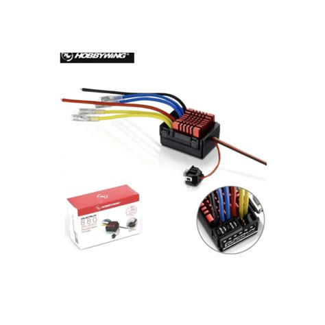 HOBBYWING QUICRUN W PROOF WP880 DUAL BRUSHED ESC 2 4S HW30120301 HC OZ