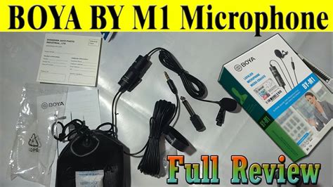 BOYA BY M1 Mic Unboxing And Review Difference Between Condenser Mic