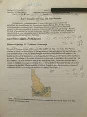 Geol Lab Groundwater Maps And Hand Samples Geology L L L