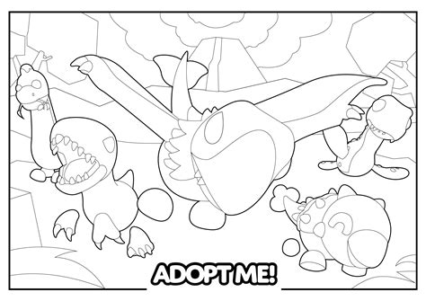 Coloring Pages - Adopt Me!