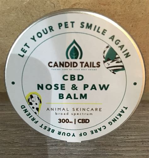 Candid Tails CBD Nose Paw Balm Sporty Pets