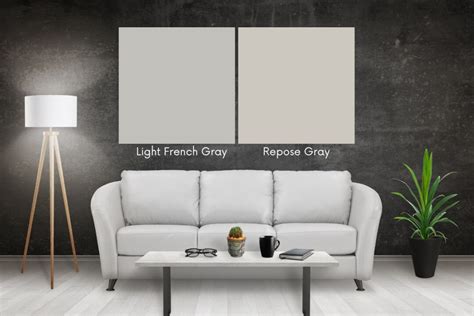 Light French Gray Vs Repose Gray Paint Colors Compared