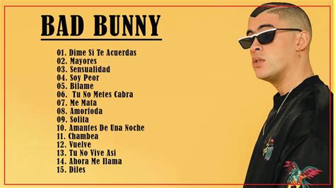 Bad Bunny Las Mejores Canciones Bad Bunny Grandes Exitos 127 Youtube