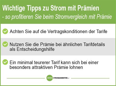 Stromanbieter mit Prämie So erkennen Sie besten Prämien Angebote