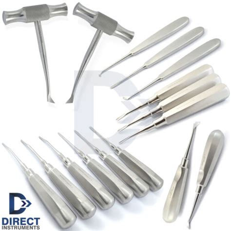 Dental Elevators Kit Extraction Oral Surgery Tooth Extracting Loosening