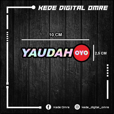 Jual STIKER CUTTING YAUDA OYO HOLOGRAM Shopee Indonesia