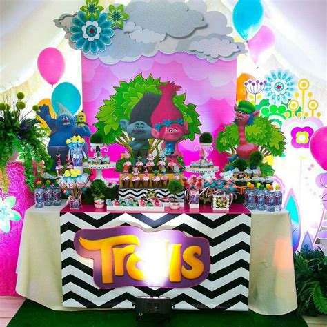 Pin De Diamond Wedding En Trolls Party Fiesta De Cumplea Os Trolls