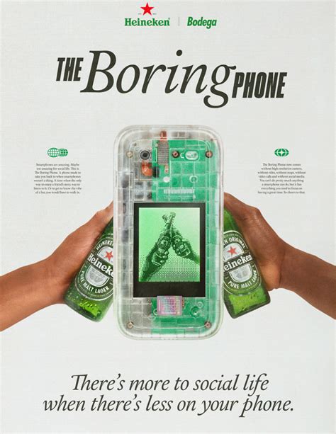 Heineken And Bodega Drop A Boring Phone For Gen Z