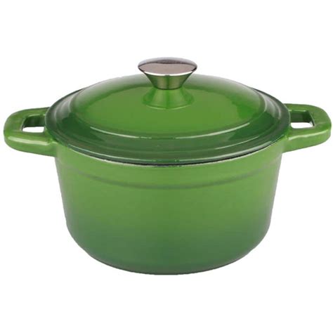 Reviews For Berghoff Neo 3 Qt Round Cast Iron Dutch Oven In Green With Lid Pg 1 The Home Depot