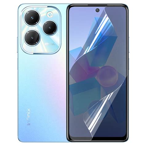 Противоударная гидрогелевая пленка Hydrogel Film для Infinix Hot Transparent купить по