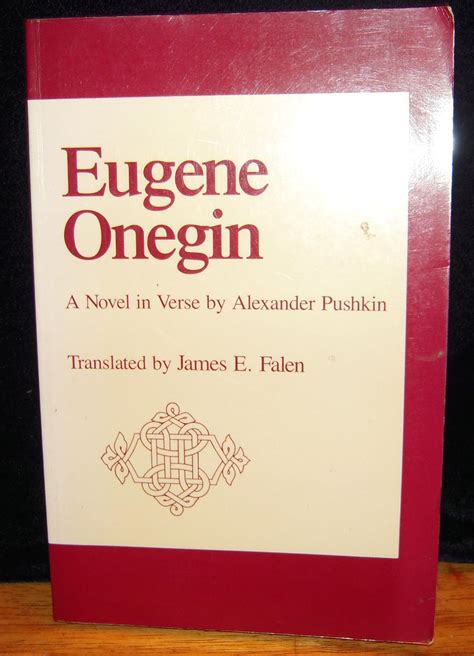 Eugene Onegin A Novel In Verse By Alexander Pushkin Falen Professor