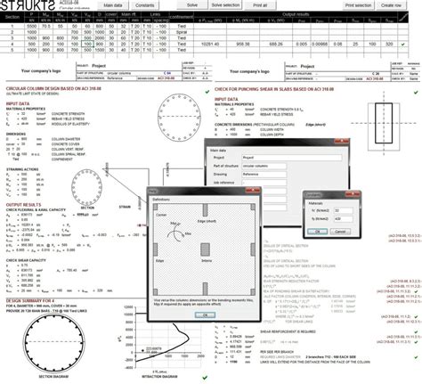 Structural Engineering Spreadsheets Within Strukts Structural Design Spreadsheets For Structural