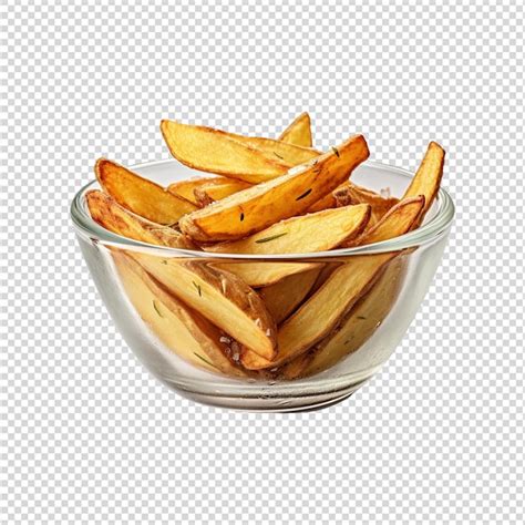 Premium PSD French Fries Potatoes Isolated