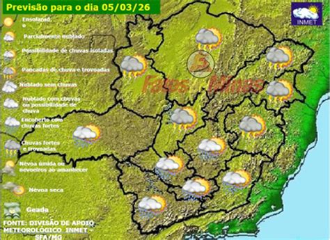 Clima Em Ponto Chique Mg - PREVISÃO DO TEMPO EM MINAS GERAIS - Confira como fica o clima nesta ...